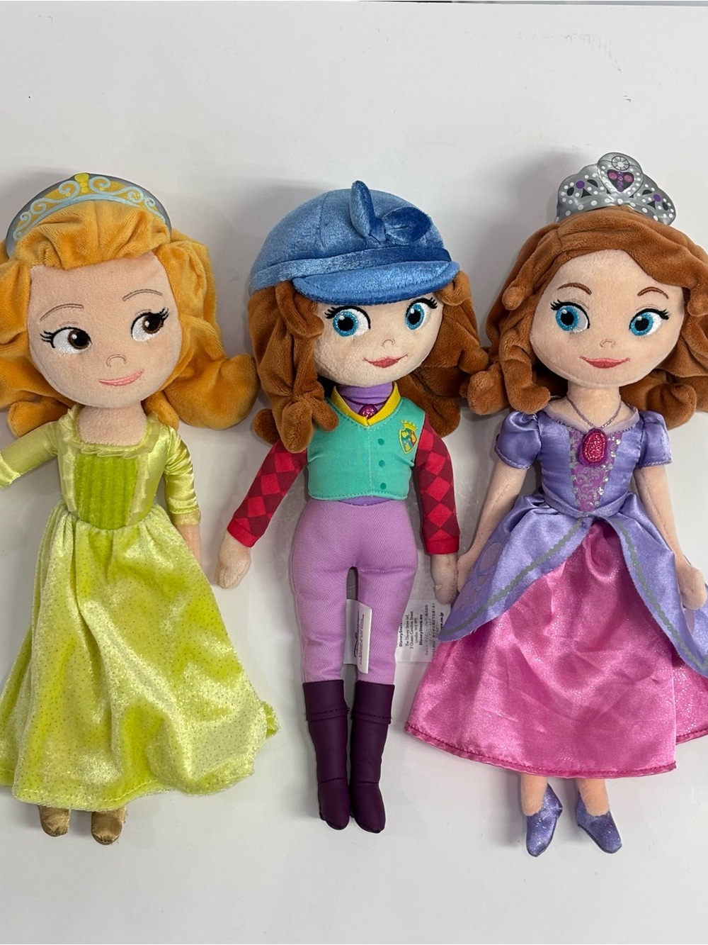 Disney Sophia the First Plush Dolls (Lot of 3)